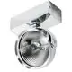 Spot mobil aplicat AZzardo Jerry 1 12V, 1xG53 tip QR111, crom, rotund, IP20