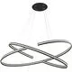 Pendul LED AZzardo Alessi dimm, 100W, negru, dimabil
