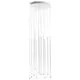 Pendul LED AZzardo Louise, 36W, alb