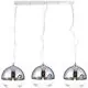 Pendul AZzardo Iris 3 Line, 3E27, crom