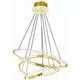 Pendul LED AZzardo Wheel, 80W, auriu, dimabil