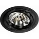 Spot mobil incastrat AZzardo Stan, 1xGU10 tip ES111, negru, rotund, IP20