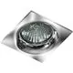 Spot fix incastrat AZzardo Ivo, 1xGU10, crom, patrat, IP20
