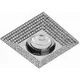 Spot fix incastrat AZzardo Piramide XL, 1xGU10, crom, patrat, IP20