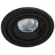 Spot mobil incastrat AZzardo Caro, 1xGU10, negru, rotund, IP20