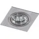 Spot mobil incastrat AZzardo Caro, 1xGU10, aluminiu, patrat, IP20
