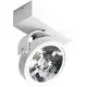 Spot mobil aplicat AZzardo Jerry 1 12V, 1xG53 tip QR111, alb, rotund, IP20