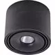 Spot mobil LED aplicat AZzardo Boston, 10W, negru, rotund, IP20