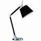Lampa de birou AZzardo Zyta, 1xE27, argintiu-gri
