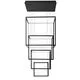 Pendul LED AZzardo Opera, 329W, negru