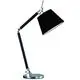 Lampa de birou AZzardo Zyta, 1xE27, argintiu-negru
