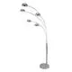 Lampadar AZzardo Palp, 5xE14, crom
