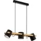 Pendul Eglo Hornwood, 3xE27, maro, negru