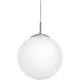 Pendul Eglo Rondo, 1xE27, alb-nichel satinat