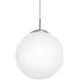 Pendul Eglo Rondo, 1xE27, alb-nichel satinat