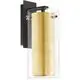 Aplica Eglo Pinto Gold, 1xE27, auriu-negru-transparent