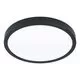 Plafoniera LED Eglo Fueva 5, 20W, 3000K, D285 mm, alb, negru
