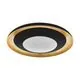 Plafoniera LED Eglo Canicosa 2, 24.5W, auriu-negru, dimabil, telecomanda