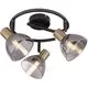 Plafoniera Globo Lighting Jay, 3xE14, bronz-fumuriu-negru