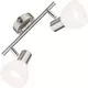 Plafoniera Globo Lighting Enibas, 2xE14, alb-crom satinat