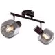 Plafoniera Globo Lighting Pallo, 2xE14, bronz-fumuriu