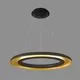 Pendul LED ACB Shiitake, 50W, auriu-negru