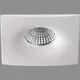 Spot fix incastrat ACB Doro, 1xGU10, alb, patrat, IP20