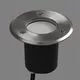 Spot pentru trepte/pardoseli incastrat ACB Nemo, 1xGU10, negru, rotund, IP67