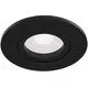 Spot mobil incastrat Maytoni Atom, 1xGU10, negru, rotund, IP20