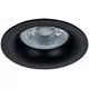 Spot fix incastrat Maytoni Yin, 1xGU10, negru, rotund, IP20