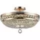 Plafoniera cristal Maytoni Ottilia, 6xE14, auriu