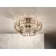 Plafoniera cristal Schuller Ariadna, 9xG9, crom-sampanie
