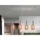 Pendul LED Schuller Micron, 20W, auriu-crom