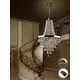 Candelabru cristal Schuller Palace, 22xG9, crom-transparent, dimabil, telecomanda
