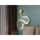 Aplica LED Schuller Grafos, 19.5W, auriu-opal