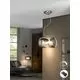 Pendul cristal LED Schuller Argos, 6W, crom-fumuriu, dimabil, telecomanda
