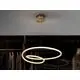 Pendul LED Schuller Tube, 47W, auriu-opal