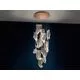 Pendul LED Schuller Velos, 68W, 3000K, auriu roz, dimabil