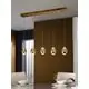Pendul LED Schuller Rocio, 25W, auriu-sampanie, dimabil