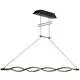 Pendul LED Mantra Sahara, 36W, maro antic, dimabil