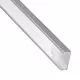 Profil Lumen 1ml ingust aparent din aluminiu pentru banda LED