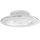 Plafoniera cu ventilator LED Mantra Alisio, 100W, alb-crom, dimabil, telecomanda, Smart control App