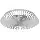 Plafoniera cu ventilator LED Mantra Himalaya, 70W, argintiu, dimabil, telecomanda, Smart control App