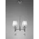 Lustra cristal Mantra Tiffany, 4xE14 + 4xG9, alb-crom