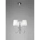 Lustra cristal Mantra Loewe, 3xE14, alb-crom