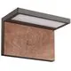 Aplica LED Mantra Ruka, 13W, gri-lemn natur, senzor de miscare