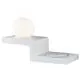 Aplica LED Mantra Zanzibar, 6W, alb mat