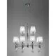 Lustra cristal Mantra Tiffany, 12xE14 + 12xG9, alb-crom