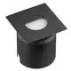 Spot LED pentru trepte/pardoseli incastrat Mantra Aspen, 3W, negru, patrat, IP65