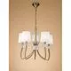 Lustra cristal Mantra Loewe, 5xE14, alama antica-alb